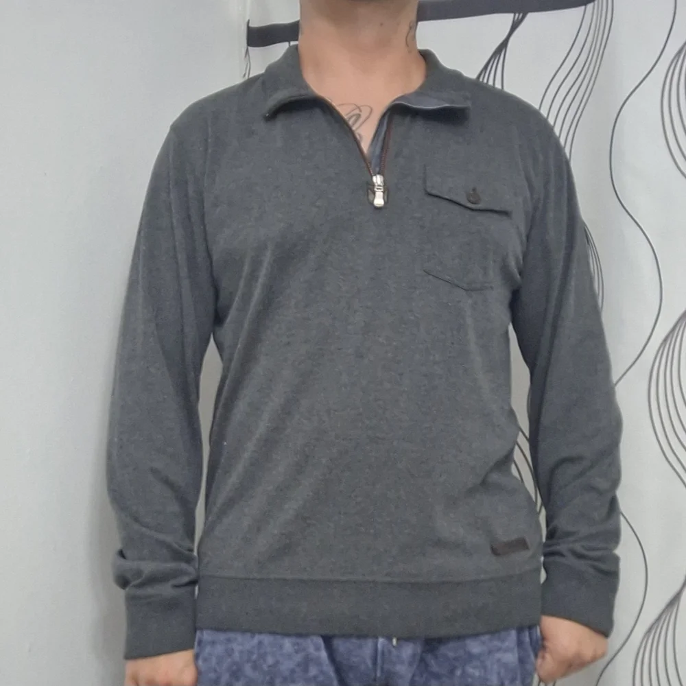 Ted Baker London quarter zip pullover sweater